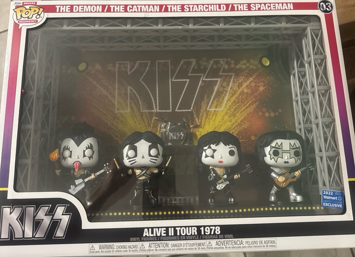 NWT Funko Pop Kiss Alive II Tour 1978