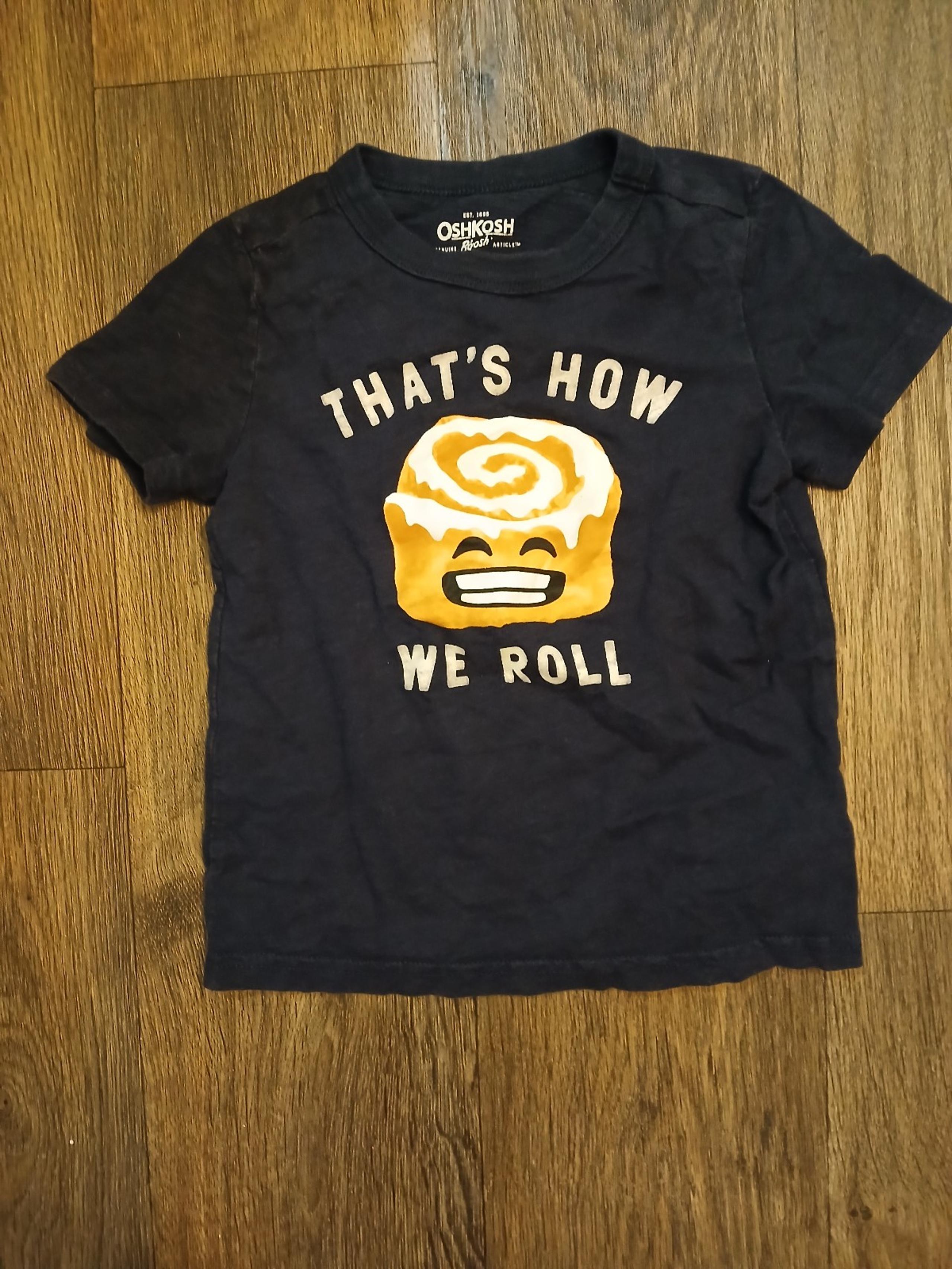 Oshkosh That's How We Roll Toddler T-Shirt. Size 3T