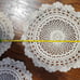 Doily Lot. 5 Vintage handmade