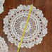 Doily Lot. 5 Vintage handmade