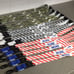 Nike lanyard white red green 25 piezas