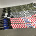 Nike lanyard white red green 25 piezas