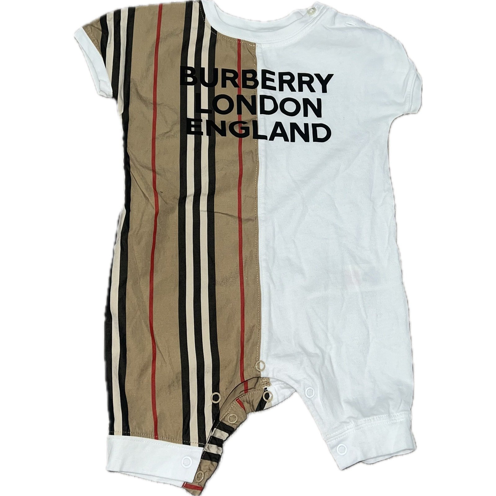 Burberry London England One Piece Romper 3 months