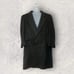 Towncraft 100% New Wool Long Charcoal Gray Double Breasted Overcoat Size 44 S