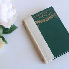 Vintage 1890s Book, Antique Hyperion A Romance Henry Wadsworth Longfellow