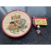 Vtg Cross Stitch Gone Fishi'n Handmade & The Perfect Catch Ornament Fishing