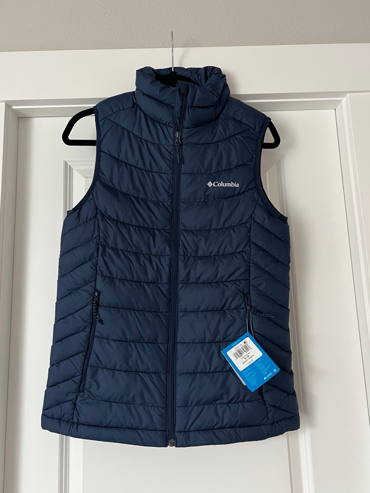 Columbia Women's Powder Lite II Insulated Vest Navy Small