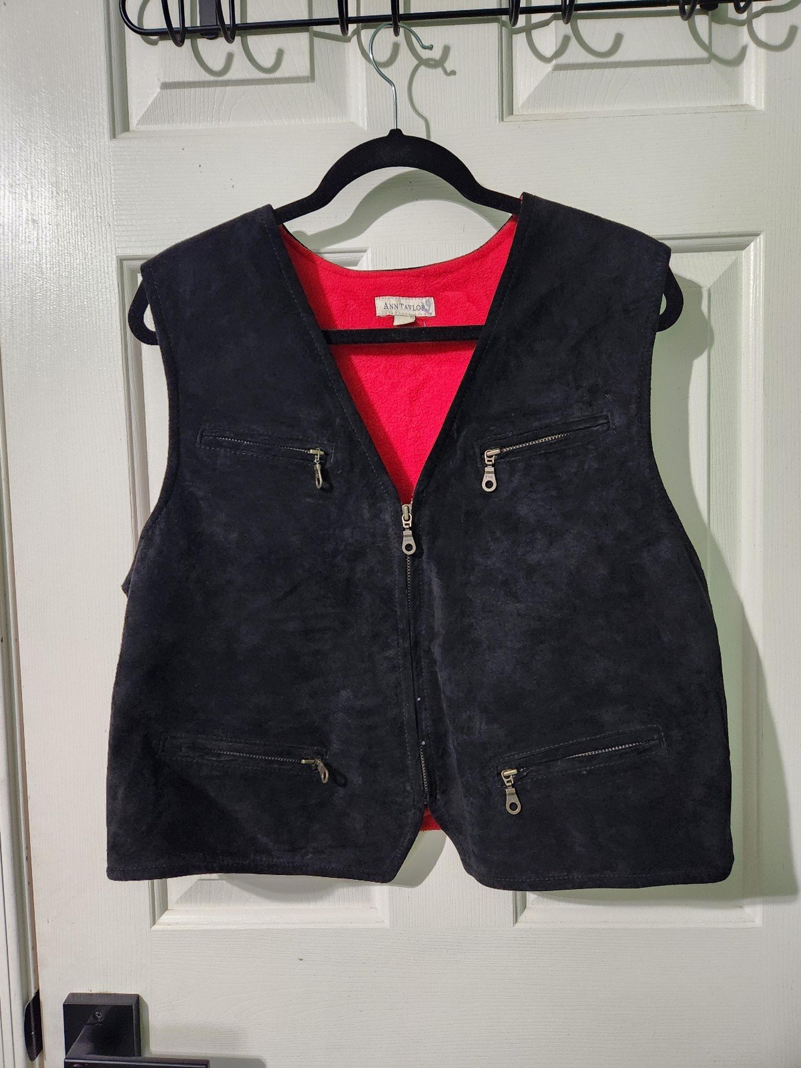 Ann Taylor Leather Vest