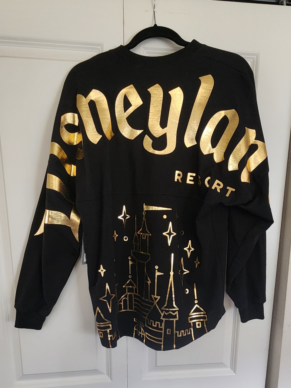 disneyland spirit jersey gold castle NWT
