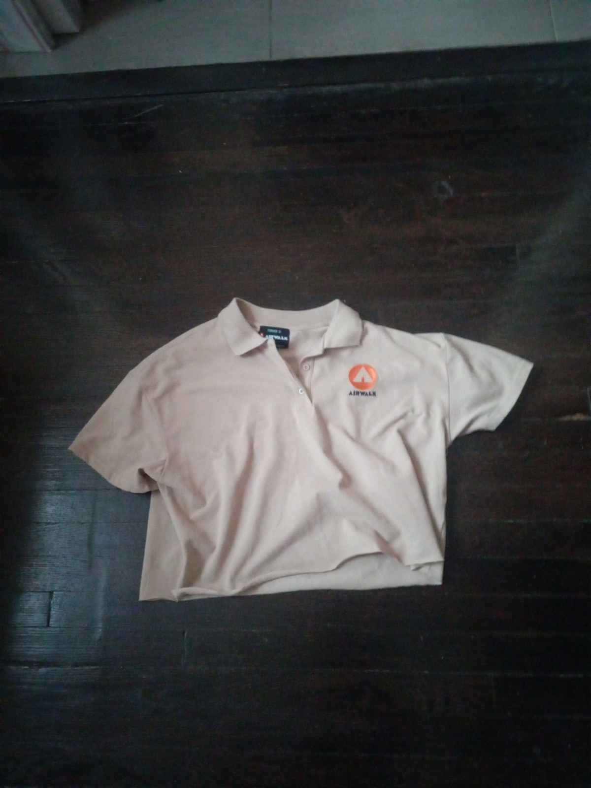 Forever 21 Airwalk Plus Womans Polo Shirt Color Beige Size 1X Cozy Comfort...