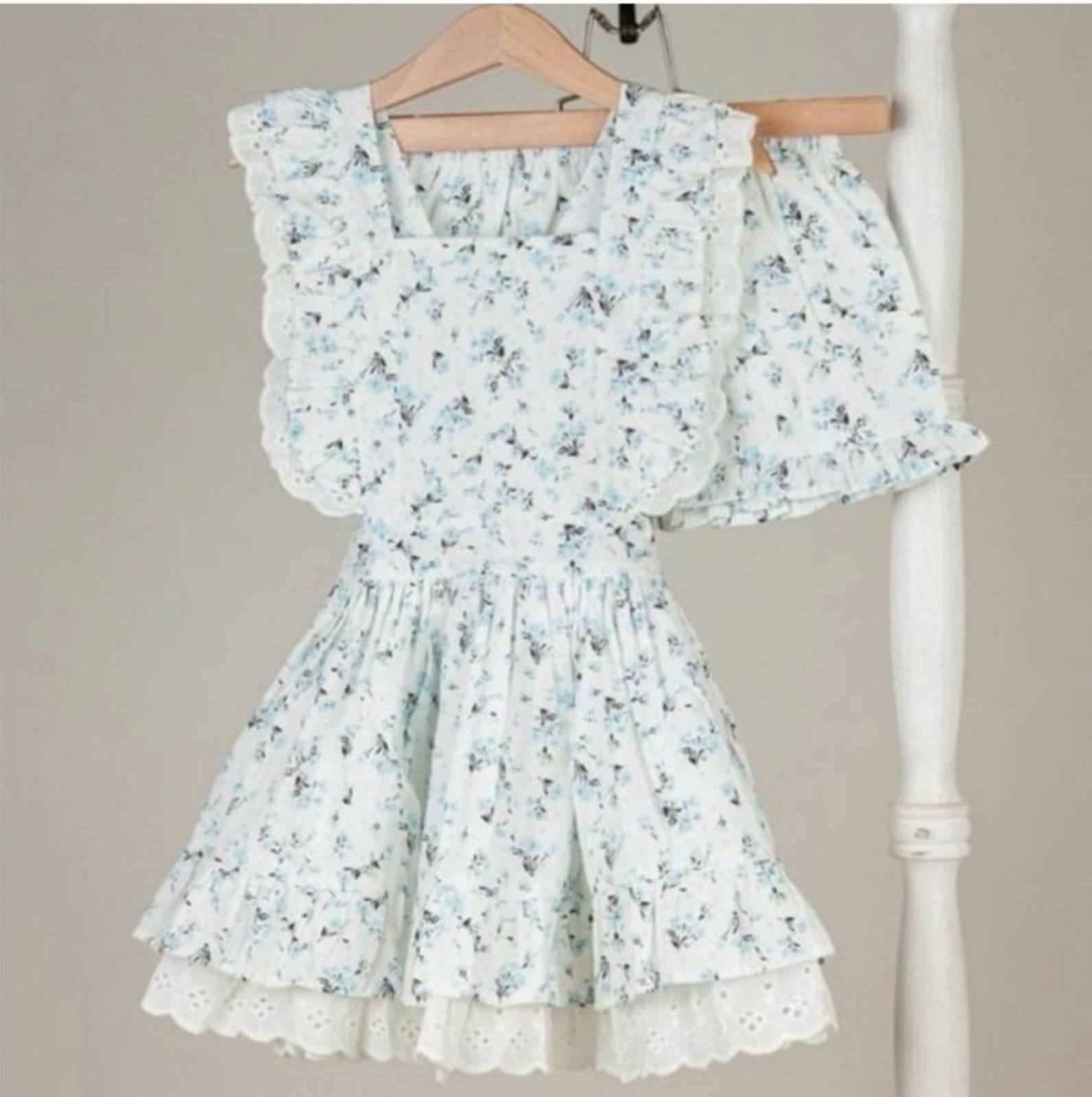 Well Dressed Wolf Blue Floral Naomi Dress & Shorts