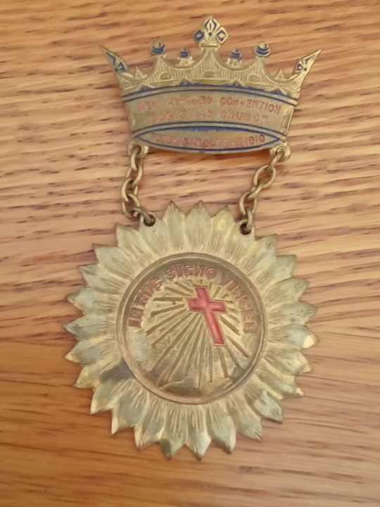 Antique New Century Convention Christian Church, Topeka, KS 1910 Pin