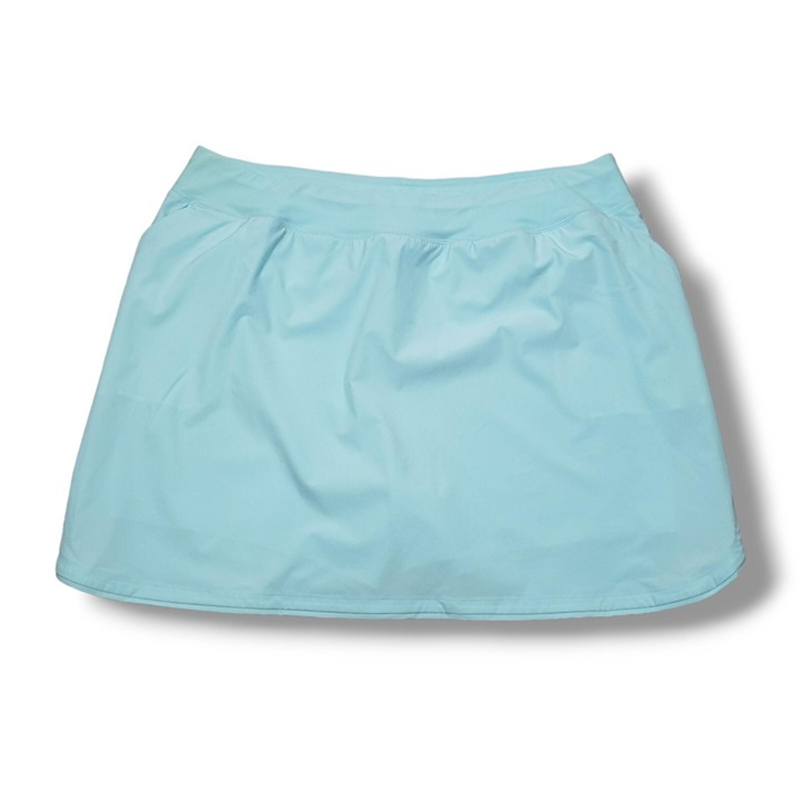Lands End Quick Dry Board Skort Swim Skirt Womens 22WT Turquoise Blue