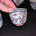 Vintage macau teapot with cups