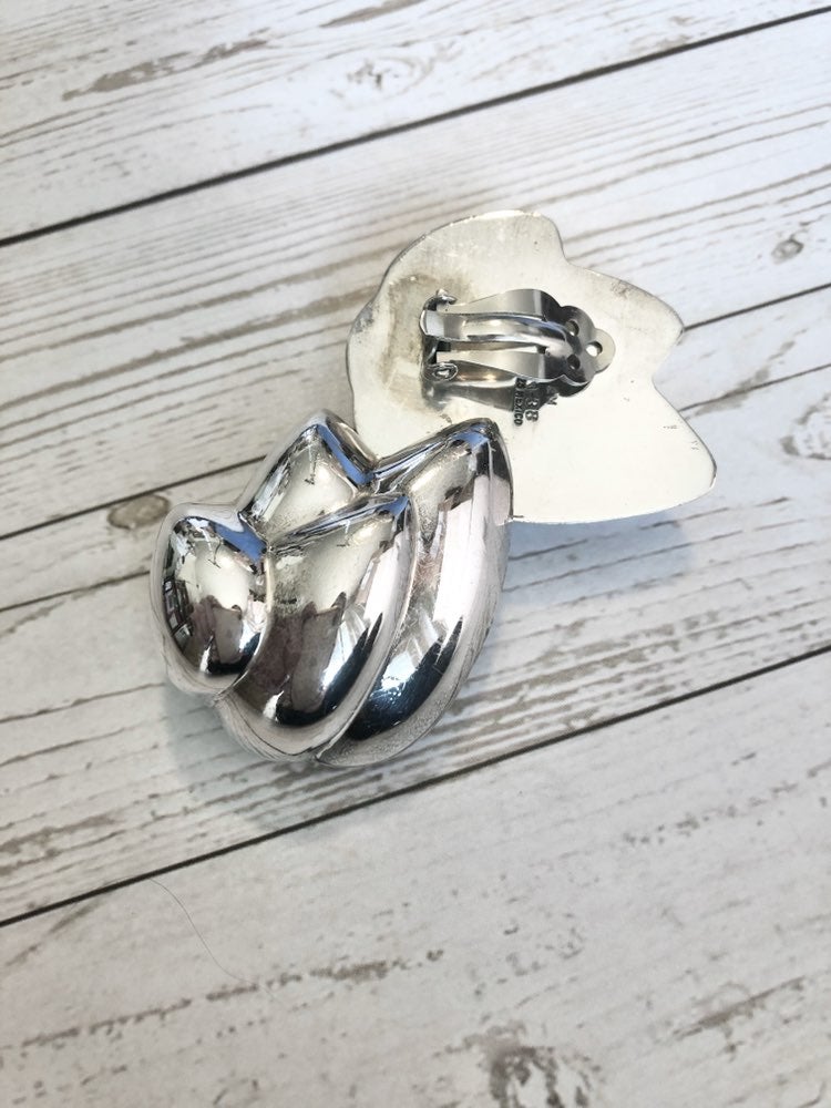 Vintage Sterling Silver Earrings