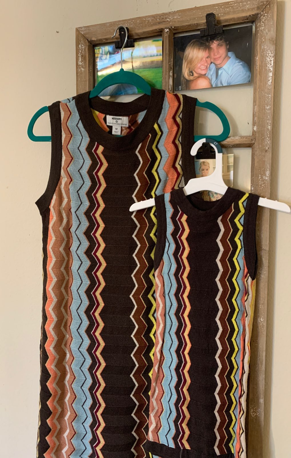 Mommy and Me target Missoni dresses
