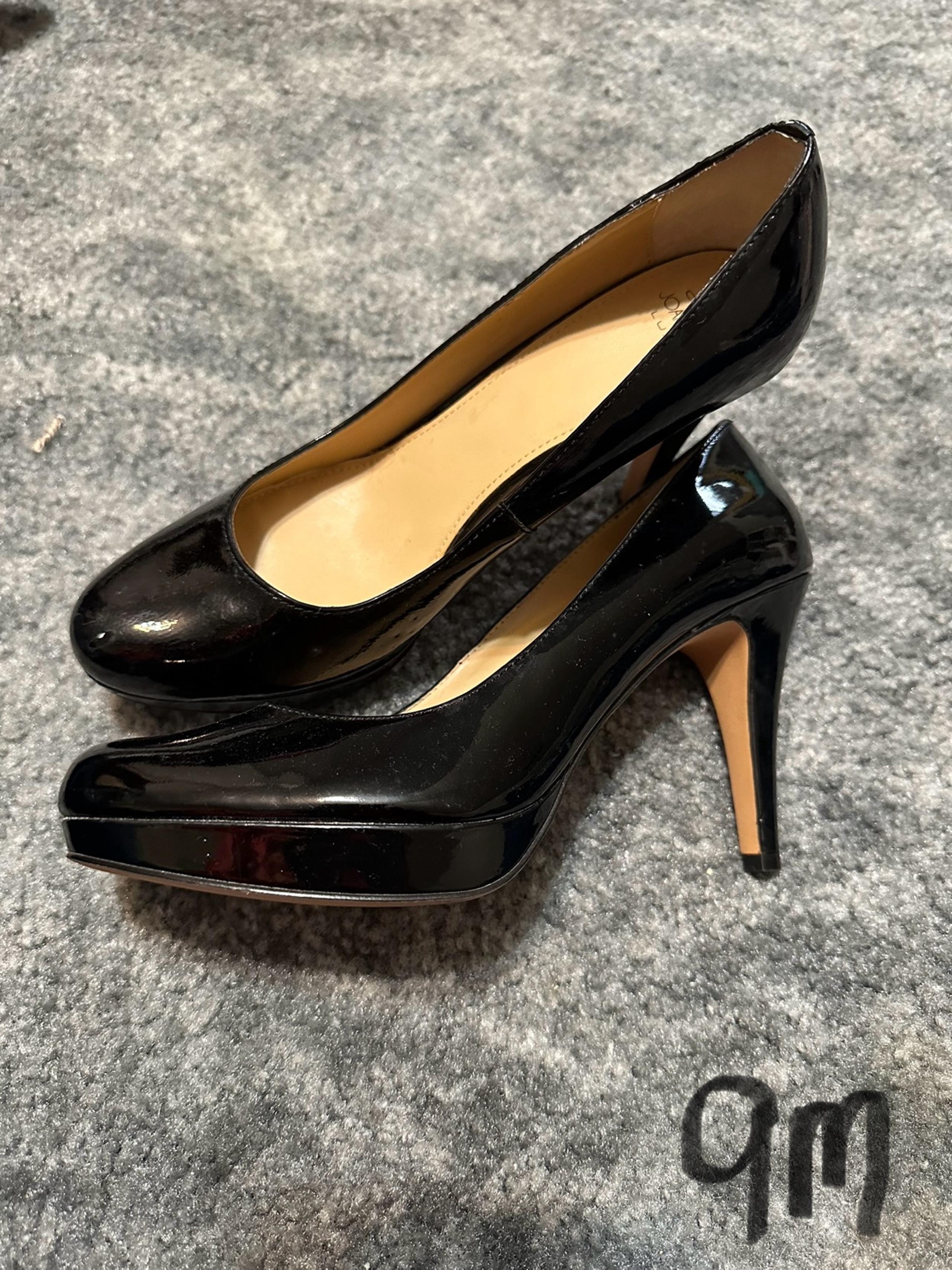 Circa Joan & David Luxe Women's Black Patent Leather Platform Heels Size 9m