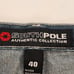 Southpole Jeans Mens Size 40 Distressed Hip-Hop Wide Loose Baggy Y2K Urban