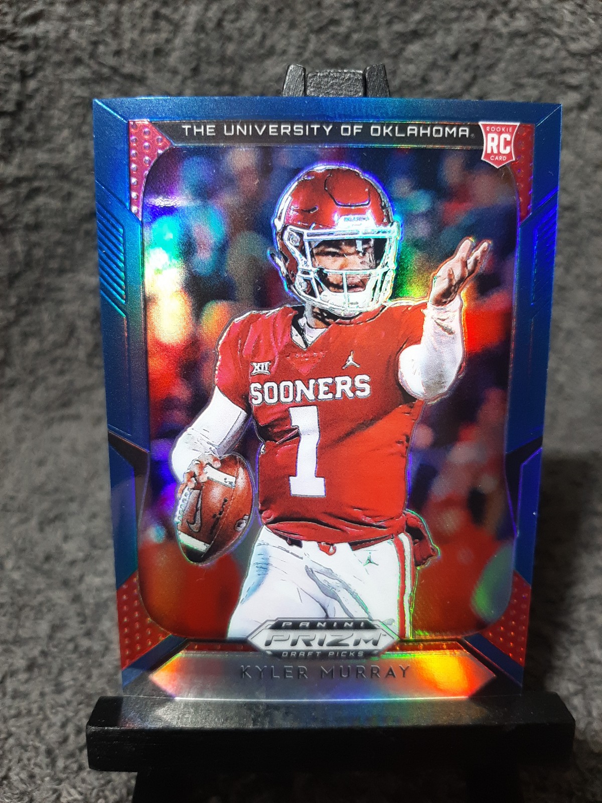 Kyler Murray 2019 Panini Draft Picks Blue Parallel Prizm #101