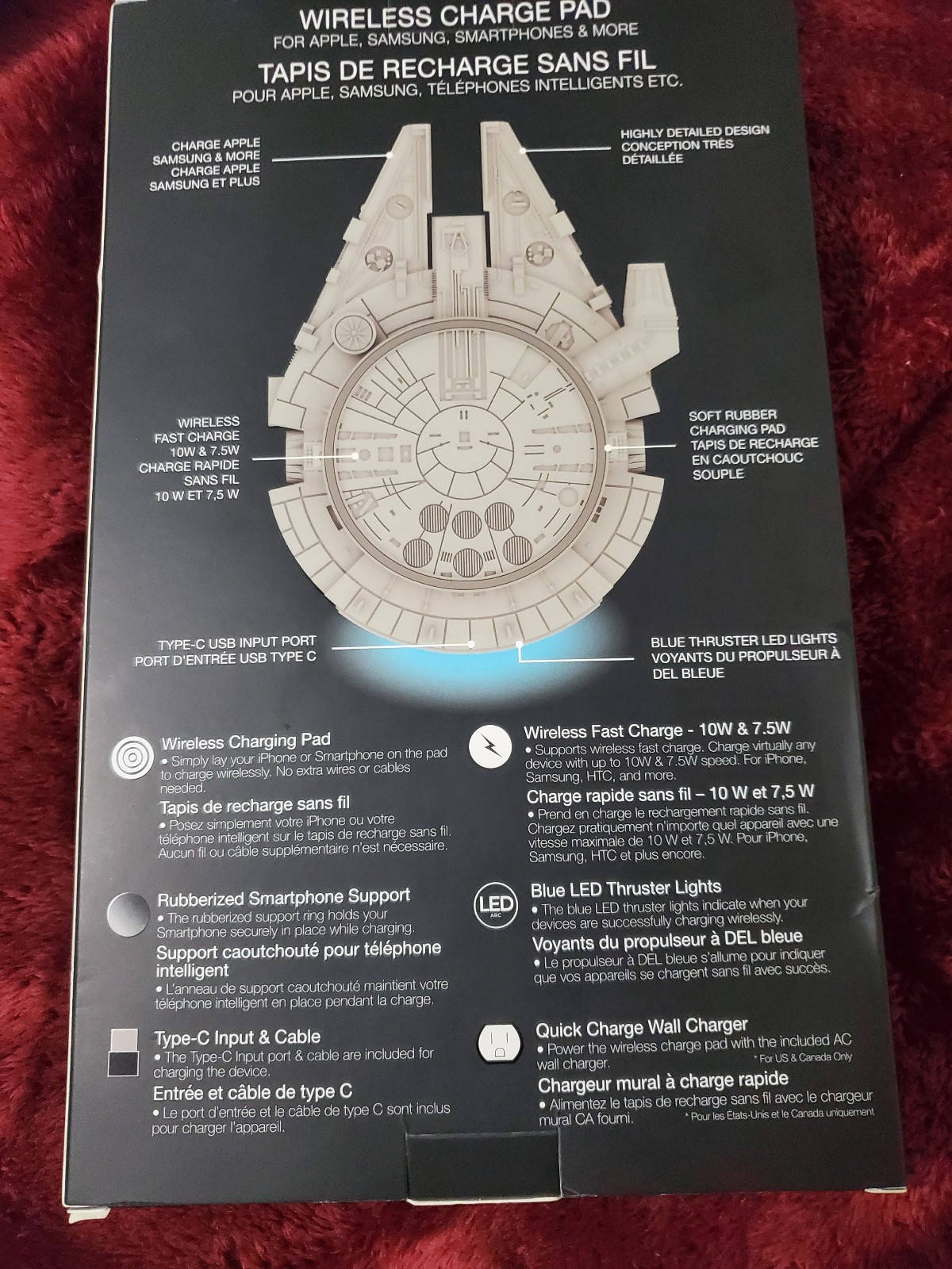 millennium falcon phone charger