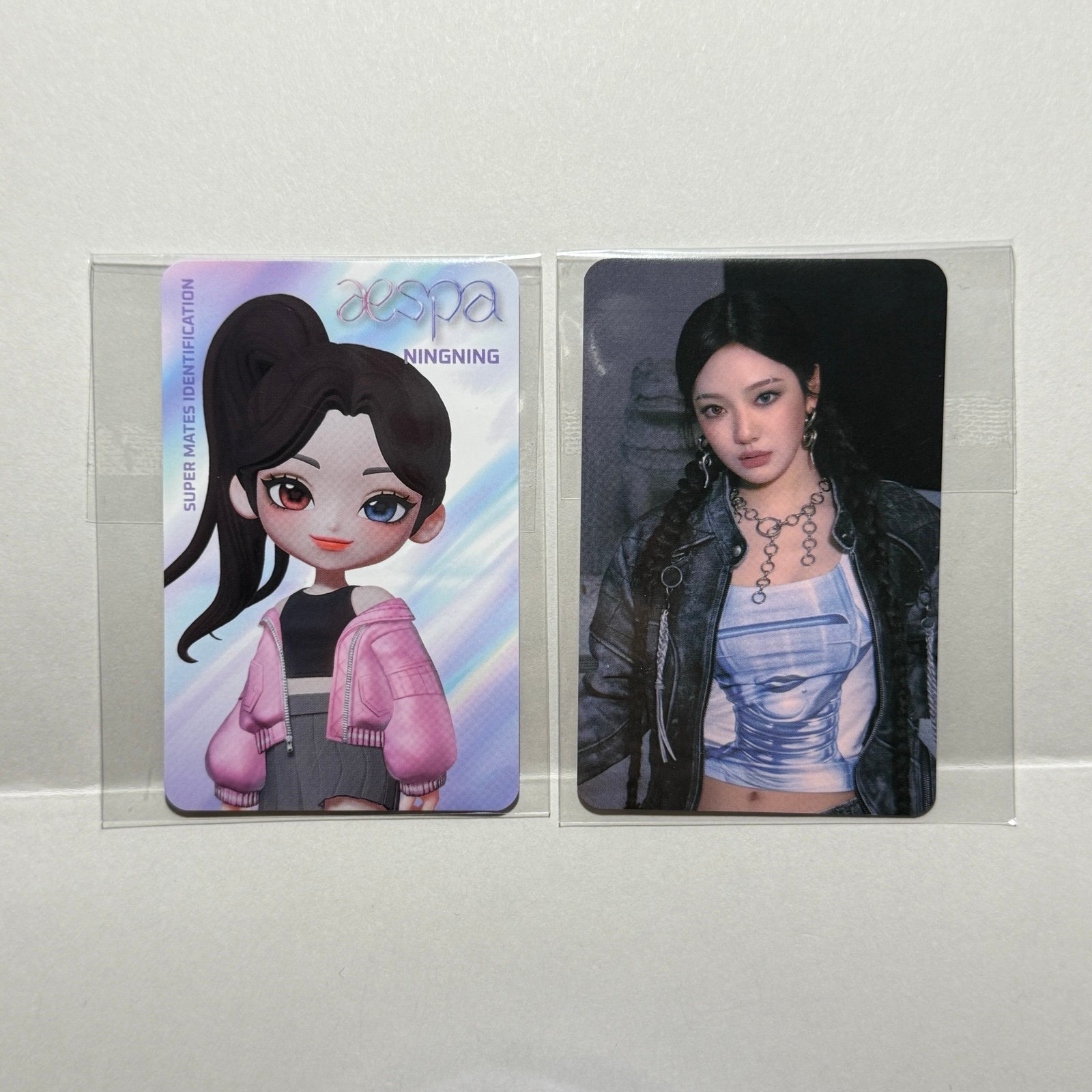 aespa Ningning supermates winner photocards