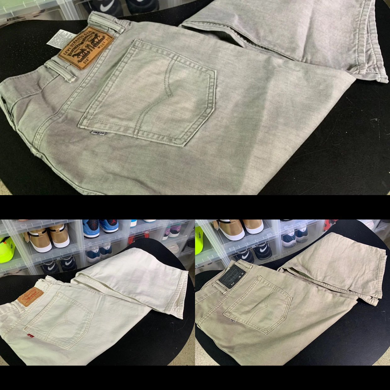 Levi’s 514 Jeans Lot 3 Pair Size 38Wx30L