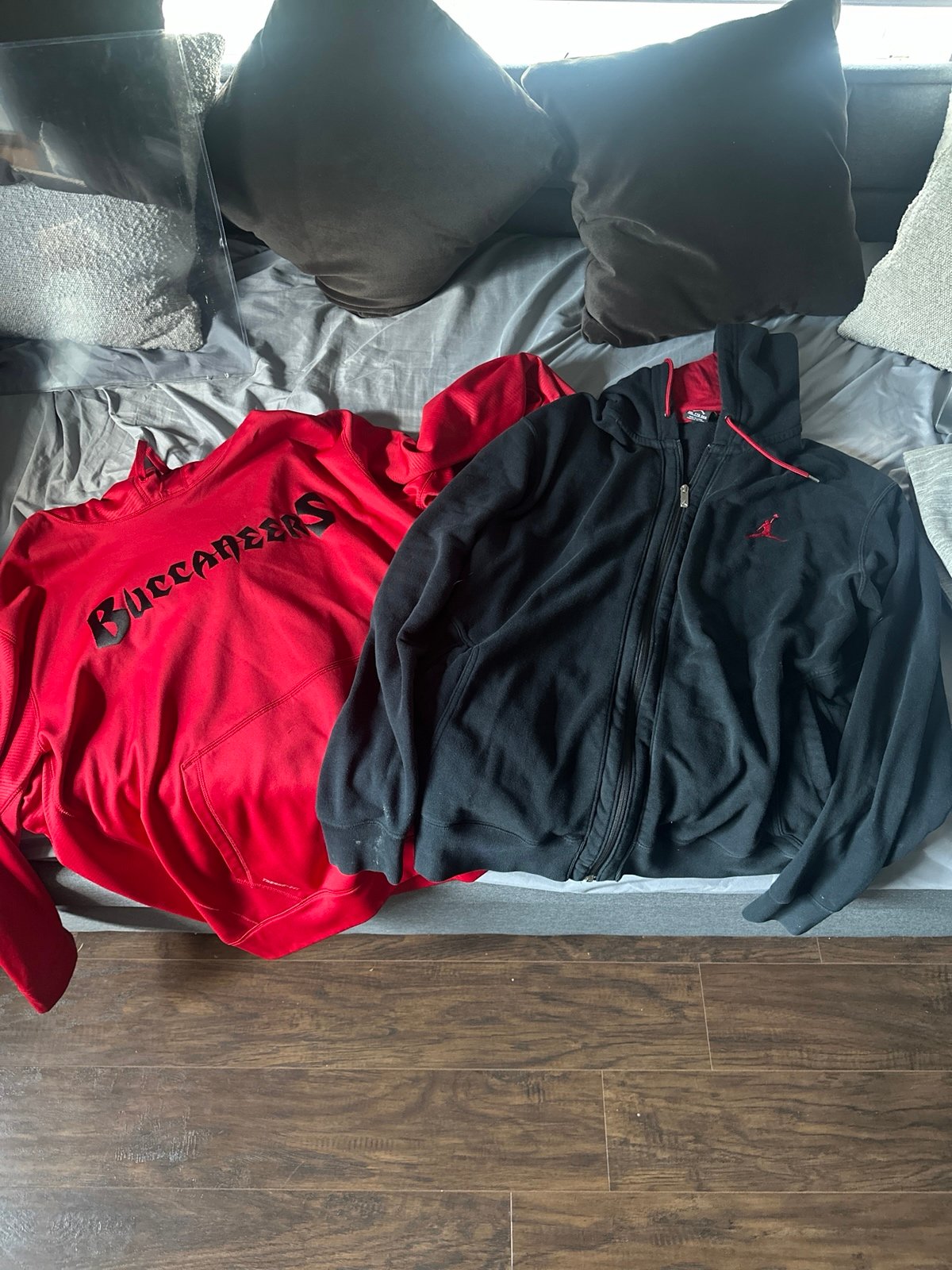 Tampa bay buccaneers and Jordan brand hoodies