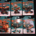 Complete set of 6 the 56 anniversary gold hot wheel set rare