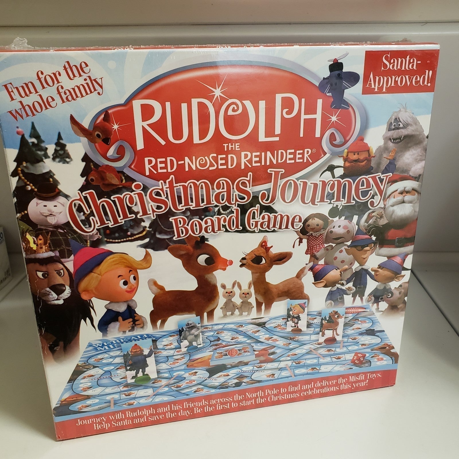 Rudolph The Red-Nosed Reindeer Christmas Journey Board Game