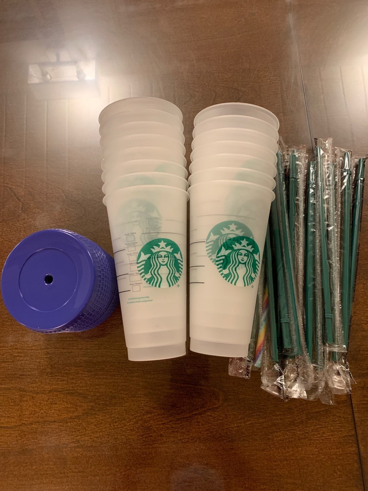 Starbucks Reusable Cold Cups 24oz (5Pcs)