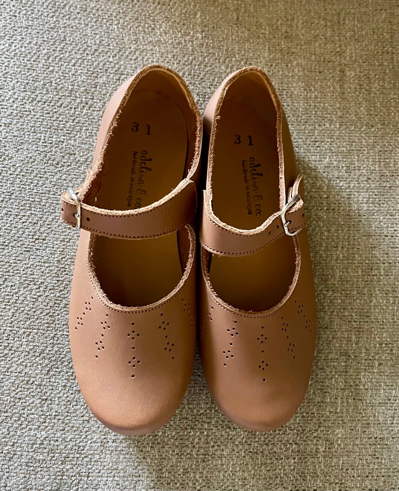 Adelisa & Co- Mary Jane Brown Leather Shoes
