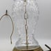 Crystal Cut Brass Ginger Jar Table Lamp