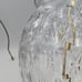 Crystal Cut Brass Ginger Jar Table Lamp