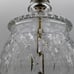 Crystal Cut Brass Ginger Jar Table Lamp