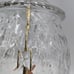 Crystal Cut Brass Ginger Jar Table Lamp