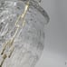 Crystal Cut Brass Ginger Jar Table Lamp