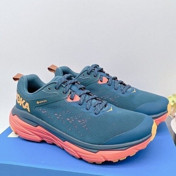Hoka One One Challenger ATR 6 Running Shoe Blue Coral/Camellia Womens US 9.5