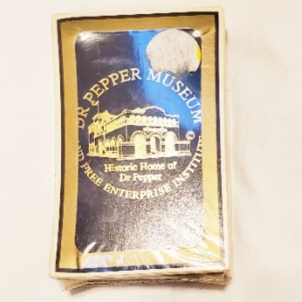 Dr Pepper Museum Deck Of Playing Cards Coca Cola Coke Rare New Never Open