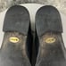 Ferrani Handmade Men's Size 44 Black Leather Cap Toe Lace-Up Oxfords Dress Shoes