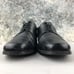 Ferrani Handmade Men's Size 44 Black Leather Cap Toe Lace-Up Oxfords Dress Shoes