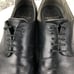 Ferrani Handmade Men's Size 44 Black Leather Cap Toe Lace-Up Oxfords Dress Shoes