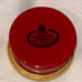 Halcyon Days Enamels England red and gold trinket box with number 40