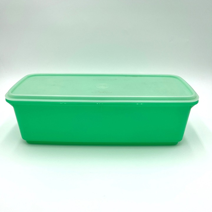 Tupperware Easy Crisp Veggie celery Keeper Jadeite Green Set of 3 pcs # 782 Rect