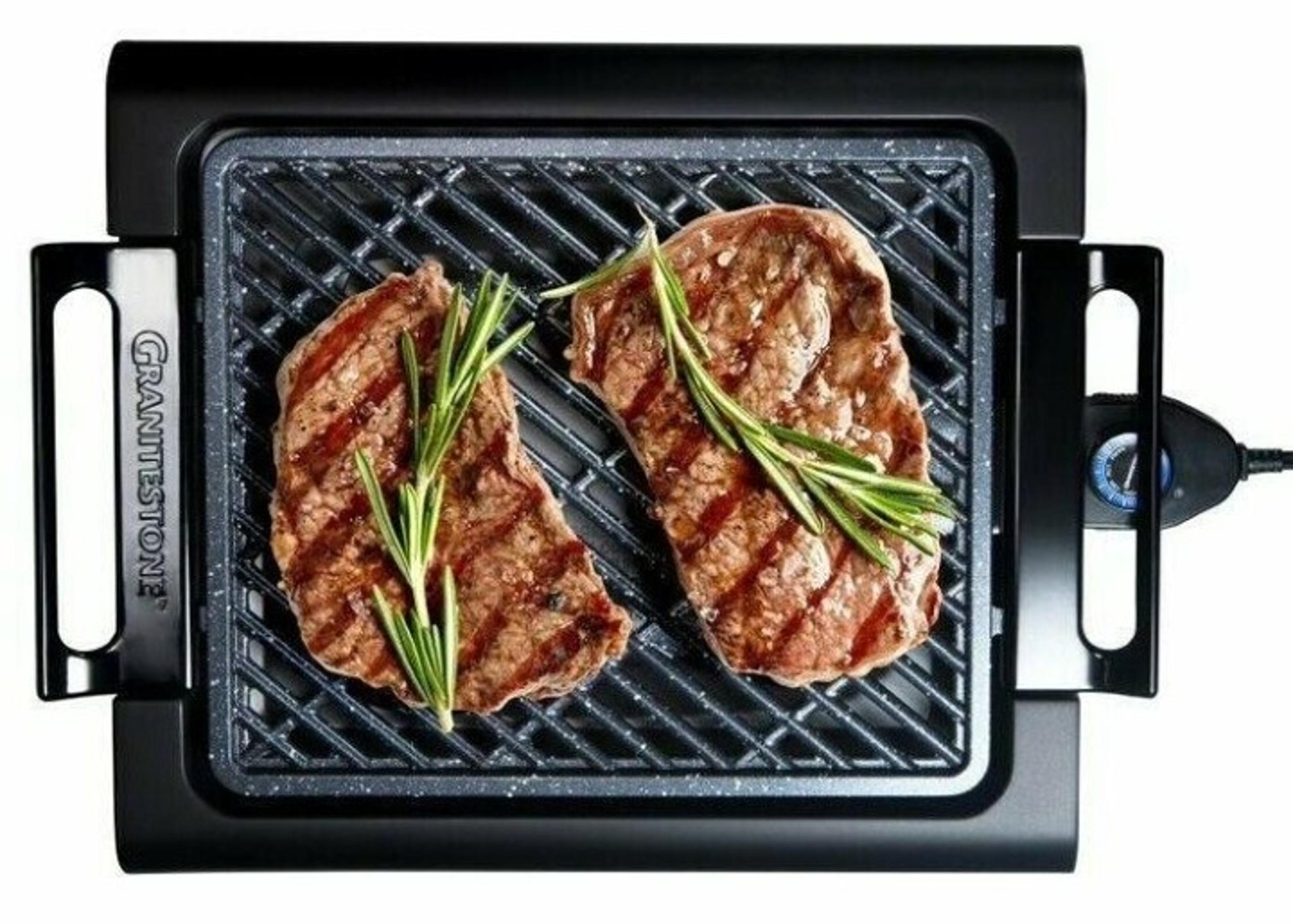 Granitestone Smokeless Indoor Grill with Nonstick Surface and Dishwasher Safe