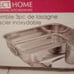 Kitchen,Lasagna inoxydabe,new,in box.Never used
