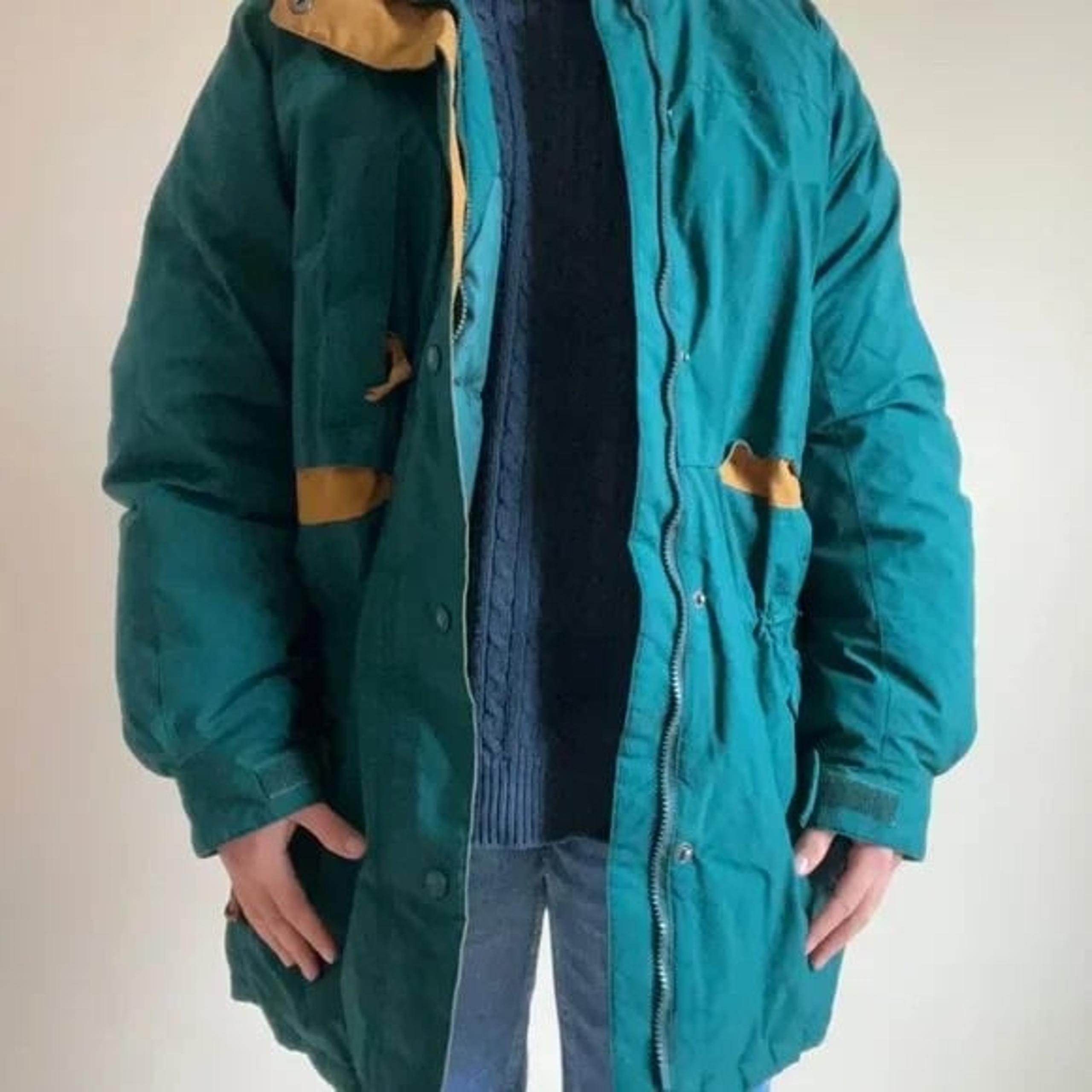 Eddie Bauers Women's Teal Insulated Padded Outdoor Trail Puffer Jacket Size M