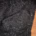 Grace originals vintage silk side slit black beaded halter dress