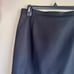 'S Maxmara black pencil skirt midi cuffed hem layered look Size 12