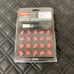 20PCs Red Rays Style Lug Nuts M12x1.5