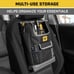 Car Backseat Organizer - Adjustable Straps, Storage Pockets -Organize Car Seats